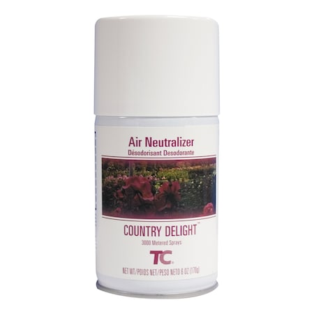 Rubbermaid Commercial TC Microburst Air Neutralizer Refill, Country Delight, 6 oz, PK12 FG4015061
